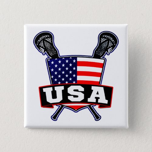 American USA Lacrosse Pin