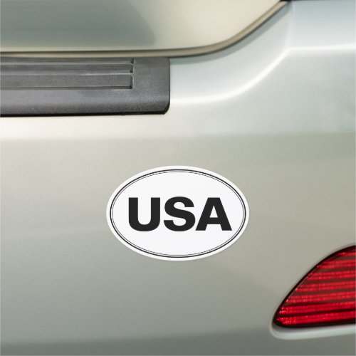 American USA Oval Car Magnet