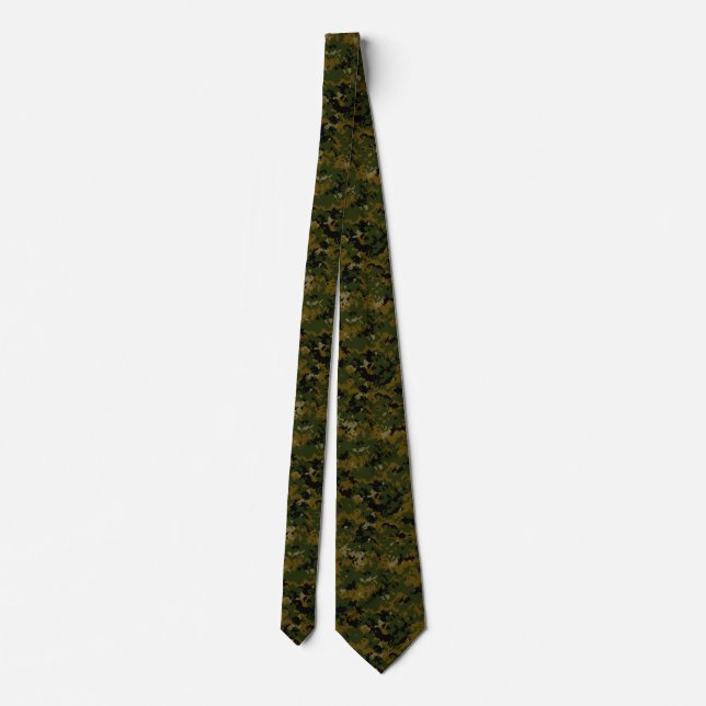 digital camo tie