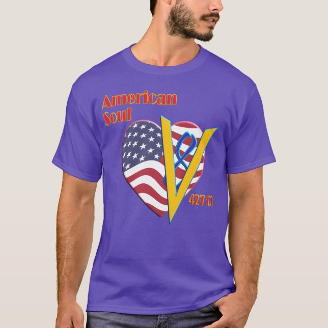 american v8 car nascar classic car american soul f T-Shirt (Front)