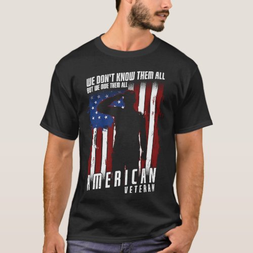 American Veteran for Men and women  T_Shirt