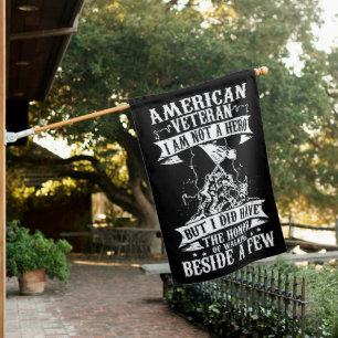 American Veteran House Flag