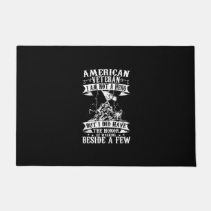american veteran i'm not a hero but i did have the doormat