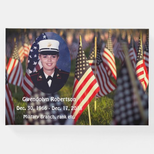  American Veteran Memorial Guest Book