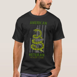 American Veteran Molon Labe USA Flag AR15 T-Shirt