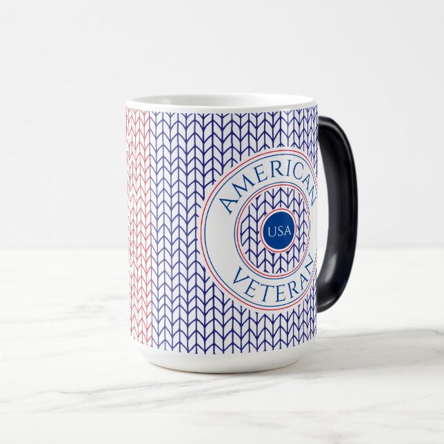 AMERICAN VETERAN Tall Morphing Mug (Front Right)