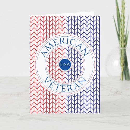 AMERICAN VETERAN Thank You Card