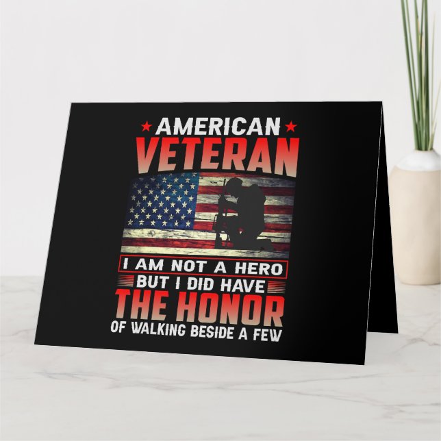 American Veteran The Honor 38 Card (Front)