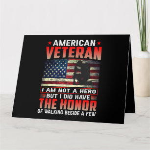 American Veteran The Honor 38 Card