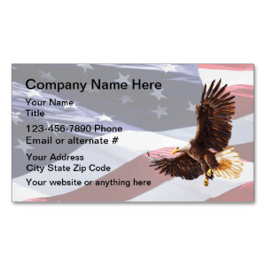 American Veterans Eagle Business Magnets