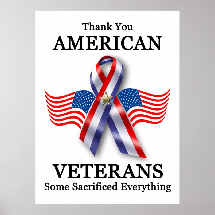 American Veterans Some Sacrificed Everything Poster