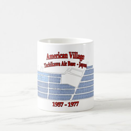 American Village Tachikawa Air Base Japan Mug