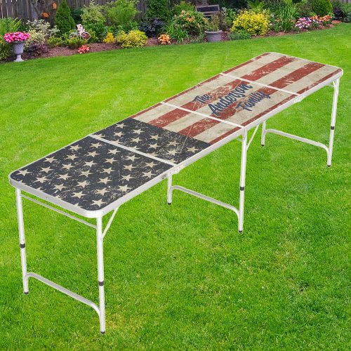 American Vintage Family Name Beer Pong Table