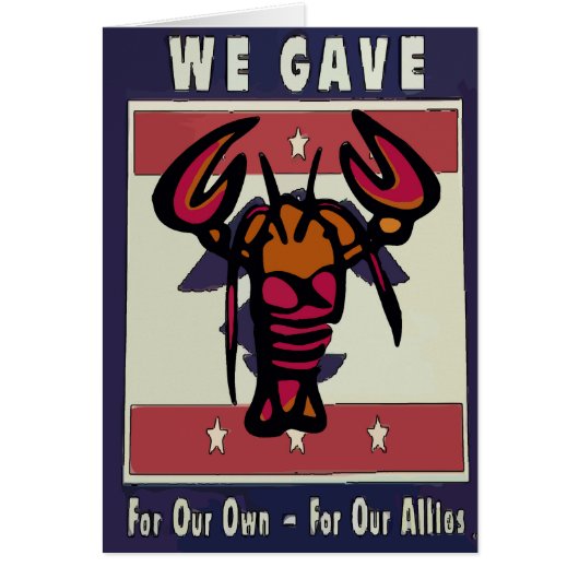 American  Vintage Lobster Crayfish (Front)