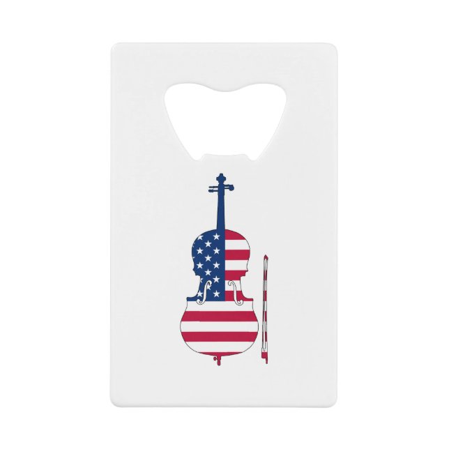 American Violin Credit Card Bottle Opener (Front)
