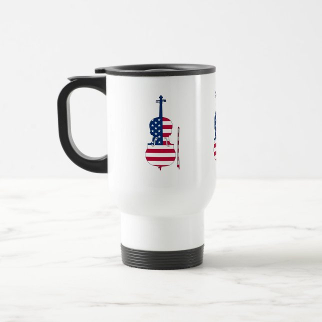 American Violin Travel Mug (Left)