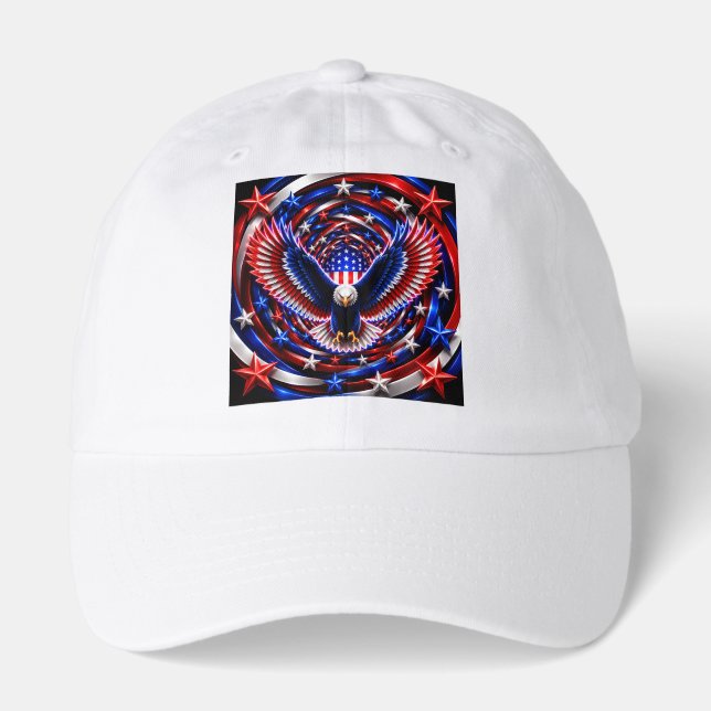 American Vision Spiral – Patriotic Eagle Optical I Hat (Front)