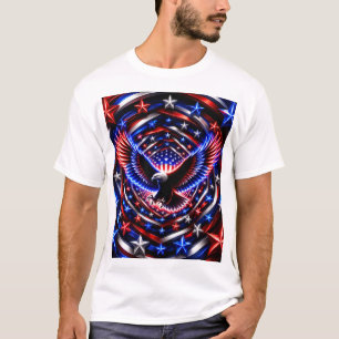 American Vision Spiral – Patriotic Eagle Optical I T-Shirt