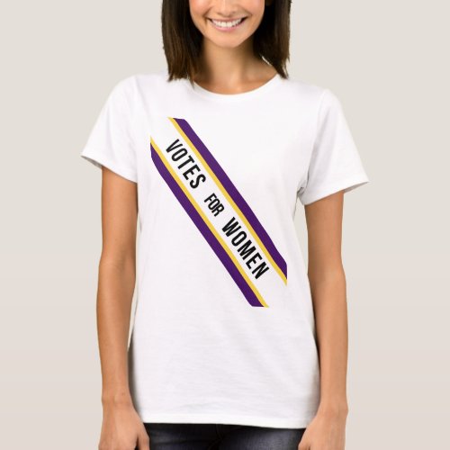 American Votes For Women Suffragette Sash T_Shirt