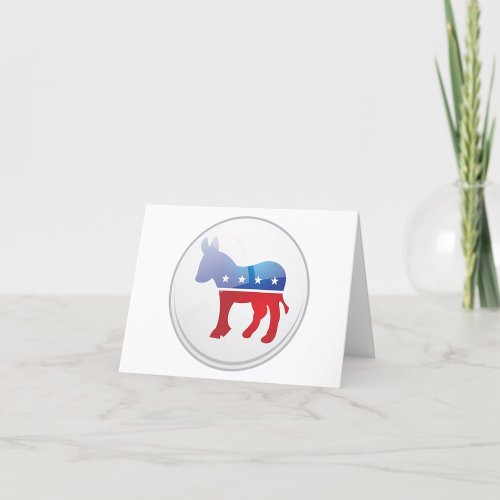 American Voting Symbol Thank You Card