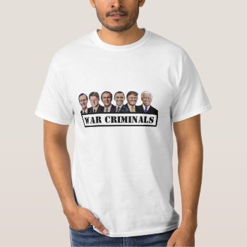 American War Criminals T-shirt by elfyboy at Zazzle