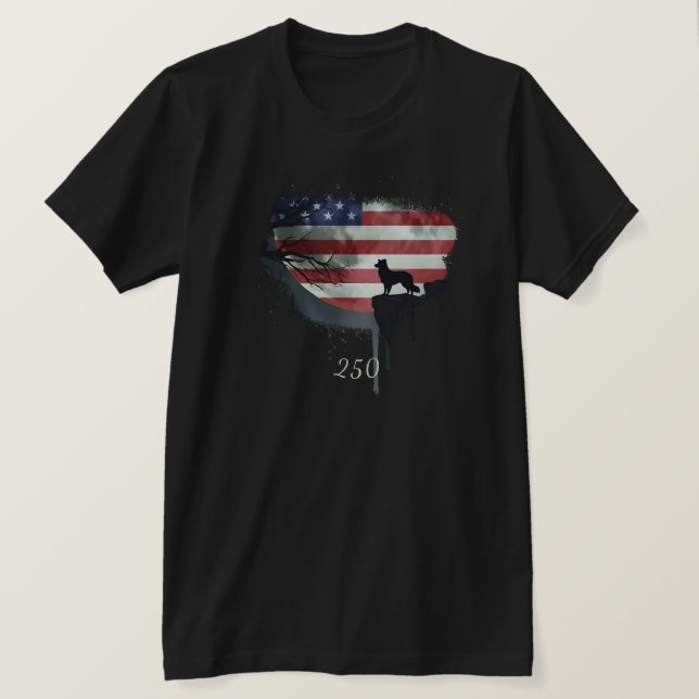 American Watchdog - Border Collie T-Shirt (Design Front)