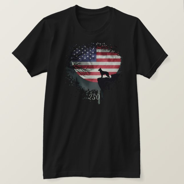 American Watchdog - German Shepherd T-Shirt (Design Front)