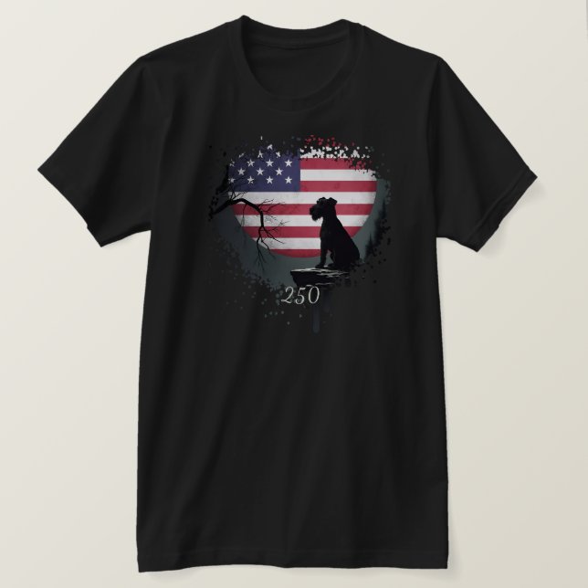 American Watchdog - Irish Terrier T-Shirt (Design Front)