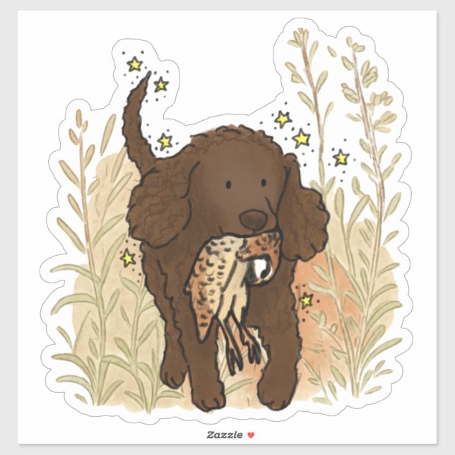 American Water Spaniel Car Decal (Sheet)