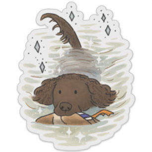 American Water Spaniel Car Decal