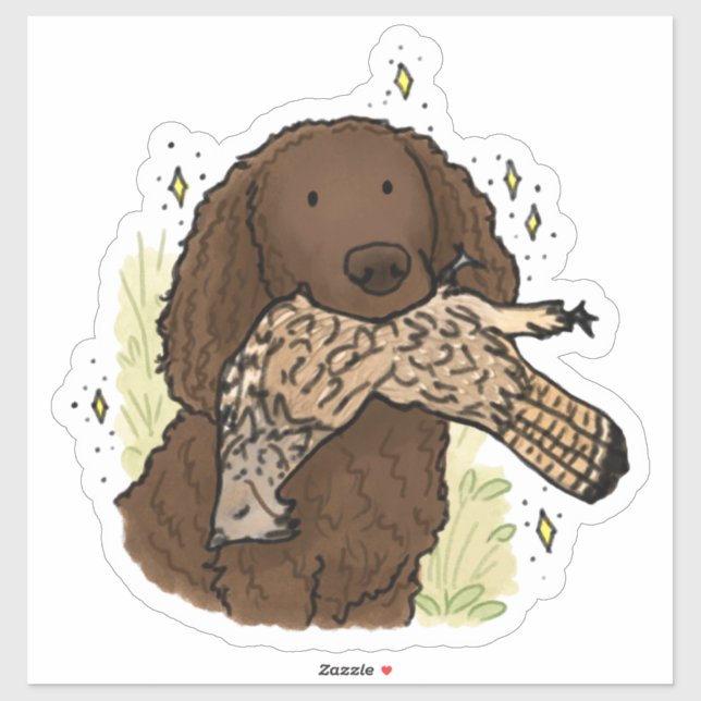 American Water Spaniel Car Decal (Sheet)