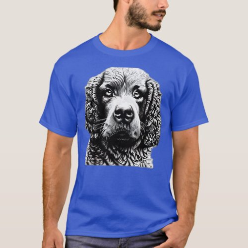 American Water Spaniel Dog T_Shirt