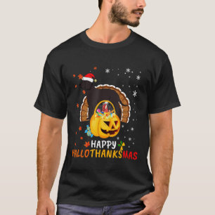 American Water Spaniel Halloween And Merry Christm T-Shirt
