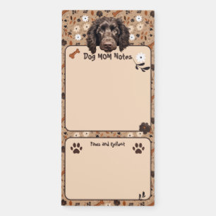American Water Spaniel Mom Notes Paws & Reflect Magnetic Notepad