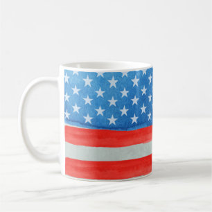 American Watercolor Flag Case-Mate iPhone Case Coffee Mug