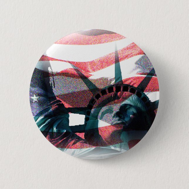 American Way Liberty Pinback Button (Front)