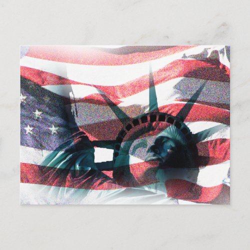 American Way Liberty Postcard