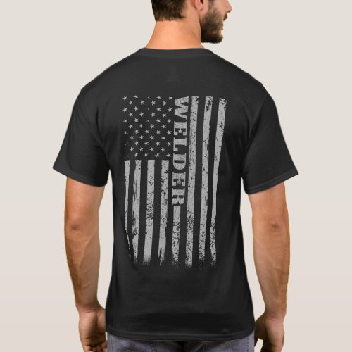 American Welders Vintage Casual Proud Welder Gift T_Shirt