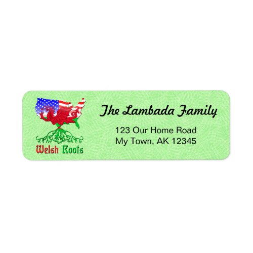 American Welsh Roots Address Labels