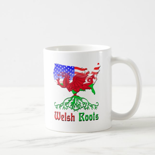 American Welsh Roots Coffee Mug (Right)