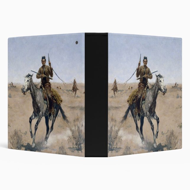 American Western cowboy 3 Ring Binder (Background)