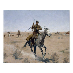 American Western cowboy Poster