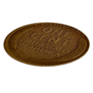 american wheat penny cutting board