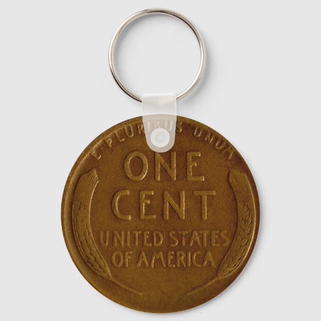 american wheat penny keychain (Front)