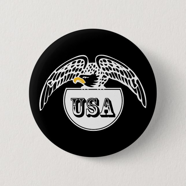 American White Eagle Button (Front)