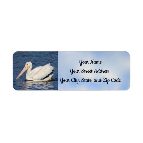 American White Pelican Address Labels