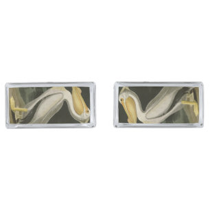 American White Pelican, Audubon's Birds of America Cufflinks