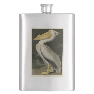 American White Pelican, Audubon's Birds of America Flask