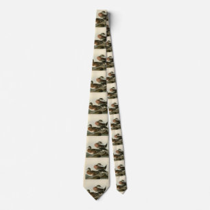 American Widgeon from Audubon's Birds of America Neck Tie