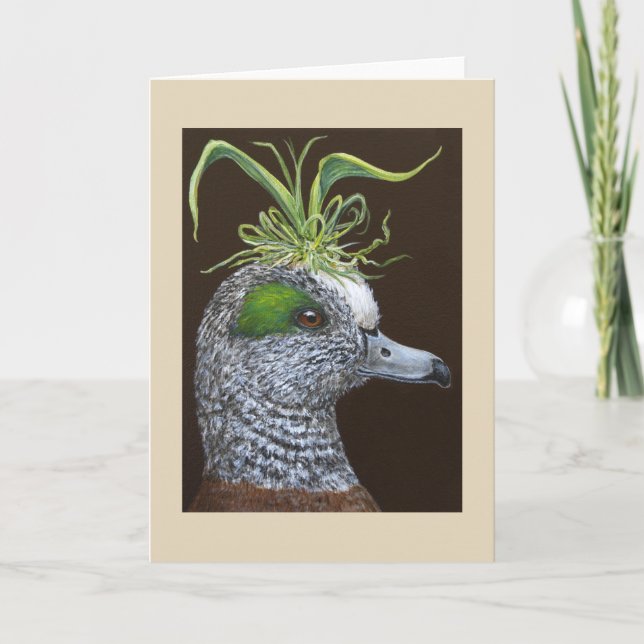 American wigeon greeting card (Front)